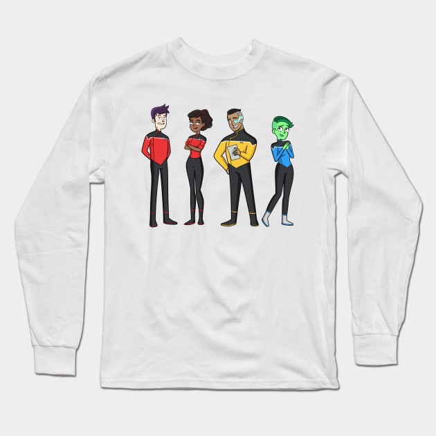 Lower Decks Long Sleeve T-Shirt by Jetnder